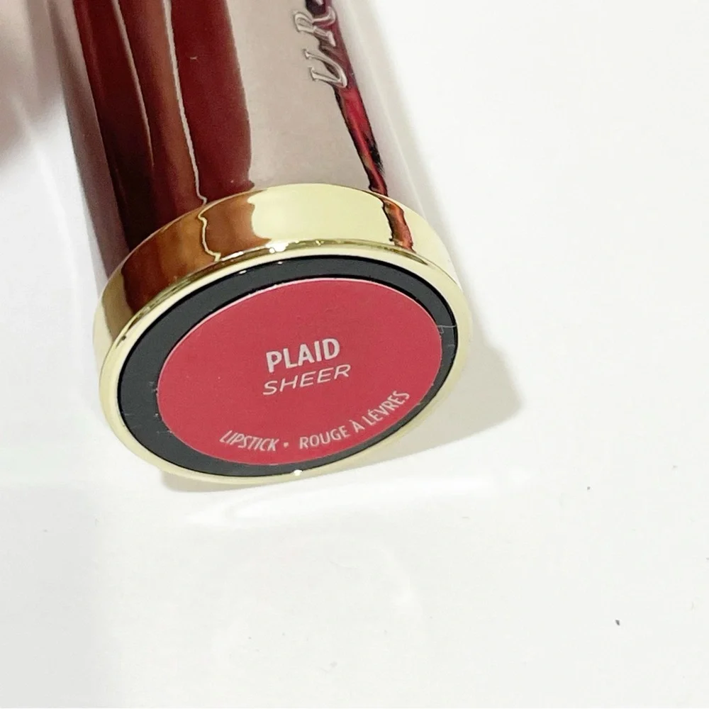 Urban Decay Vice Lipstick Plaid Sheer 0.11 Oz Full‎ Size Makeup